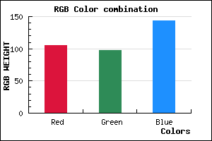 rgb background color #69618F mixer