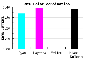 #69619F color CMYK mixer