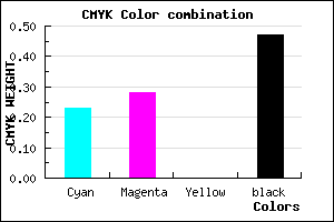 #696288 color CMYK mixer