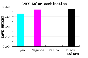 #69639D color CMYK mixer