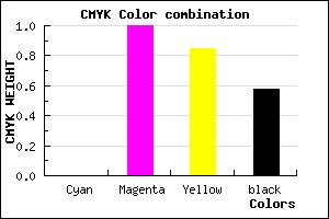 #6A0010 color CMYK mixer