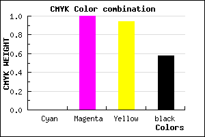 #6A0006 color CMYK mixer
