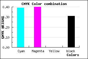 #6A69AF color CMYK mixer