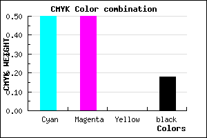#6A6AD2 color CMYK mixer