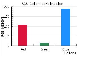rgb background color #6A0DBD mixer