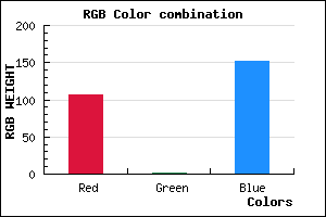 rgb background color #6A0298 mixer