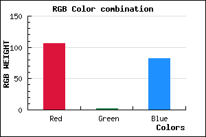 rgb background color #6A0252 mixer