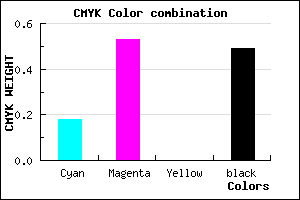#6A3D81 color CMYK mixer