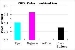 #6A3FB5 color CMYK mixer