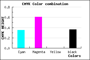 #6A40A4 color CMYK mixer