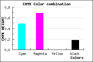 #6A41D1 color CMYK mixer