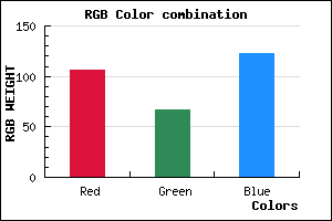 rgb background color #6A437B mixer