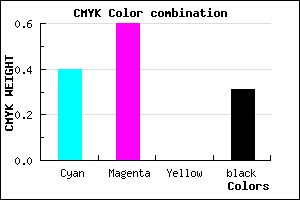 #6A46B0 color CMYK mixer