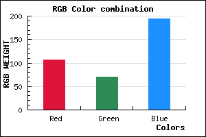 rgb background color #6A46C2 mixer