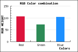 rgb background color #6A4868 mixer
