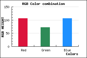 rgb background color #6A486A mixer