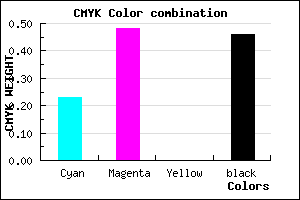#6A488A color CMYK mixer