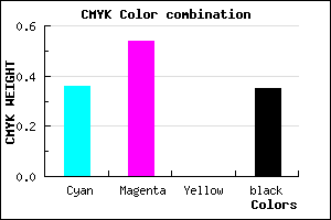 #6A4CA6 color CMYK mixer