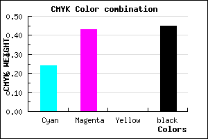 #6A508C color CMYK mixer