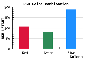 rgb background color #6A50BC mixer