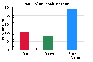 rgb background color #6A51F1 mixer