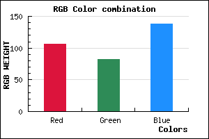 rgb background color #6A528A mixer