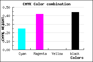 #6A528E color CMYK mixer