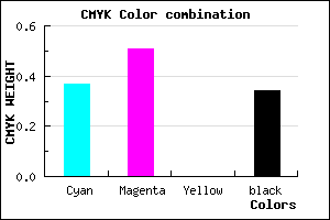 #6A52A8 color CMYK mixer