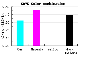 #6A539B color CMYK mixer