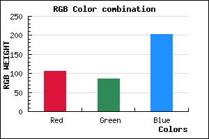 rgb background color #6A55CB mixer
