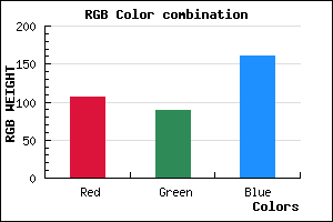 rgb background color #6A59A1 mixer