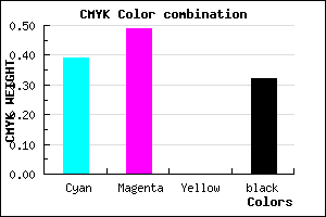 #6A59AD color CMYK mixer