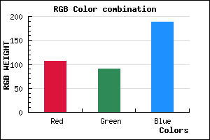rgb background color #6A5BBD mixer