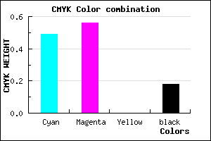 #6A5BD1 color CMYK mixer