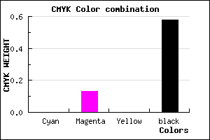 #6A5C6A color CMYK mixer