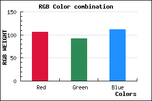 rgb background color #6A5C70 mixer