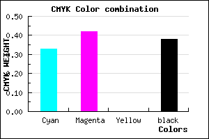#6A5C9E color CMYK mixer