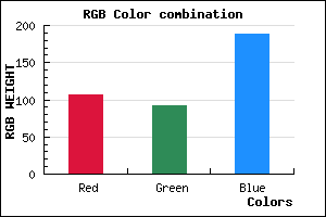 rgb background color #6A5CBC mixer