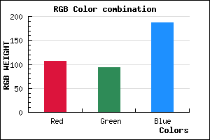 rgb background color #6A5DBB mixer