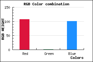 rgb background color #6B0165 mixer