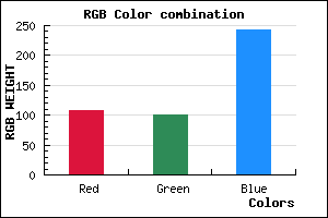 rgb background color #6B64F2 mixer