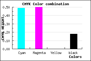 #6B6AD2 color CMYK mixer