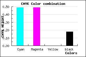 #6B6BD1 color CMYK mixer