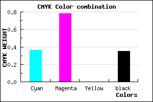 #6B24A6 color CMYK mixer