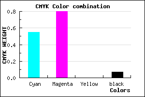 #6B2FEC color CMYK mixer