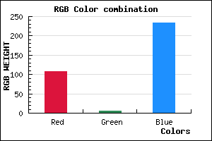 rgb background color #6B06EA mixer