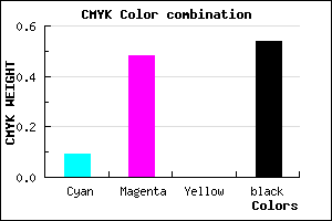 #6B3D75 color CMYK mixer