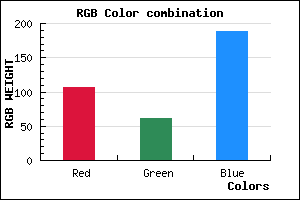 rgb background color #6B3EBC mixer