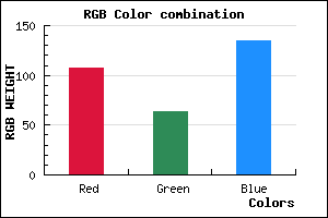 rgb background color #6B3F87 mixer