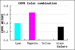 #6B40B0 color CMYK mixer